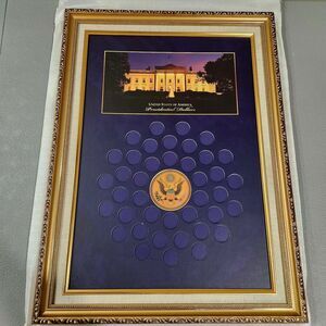 World Reserve Monetary Exchange Presidential Dollar Framed Gallery Coin Display
